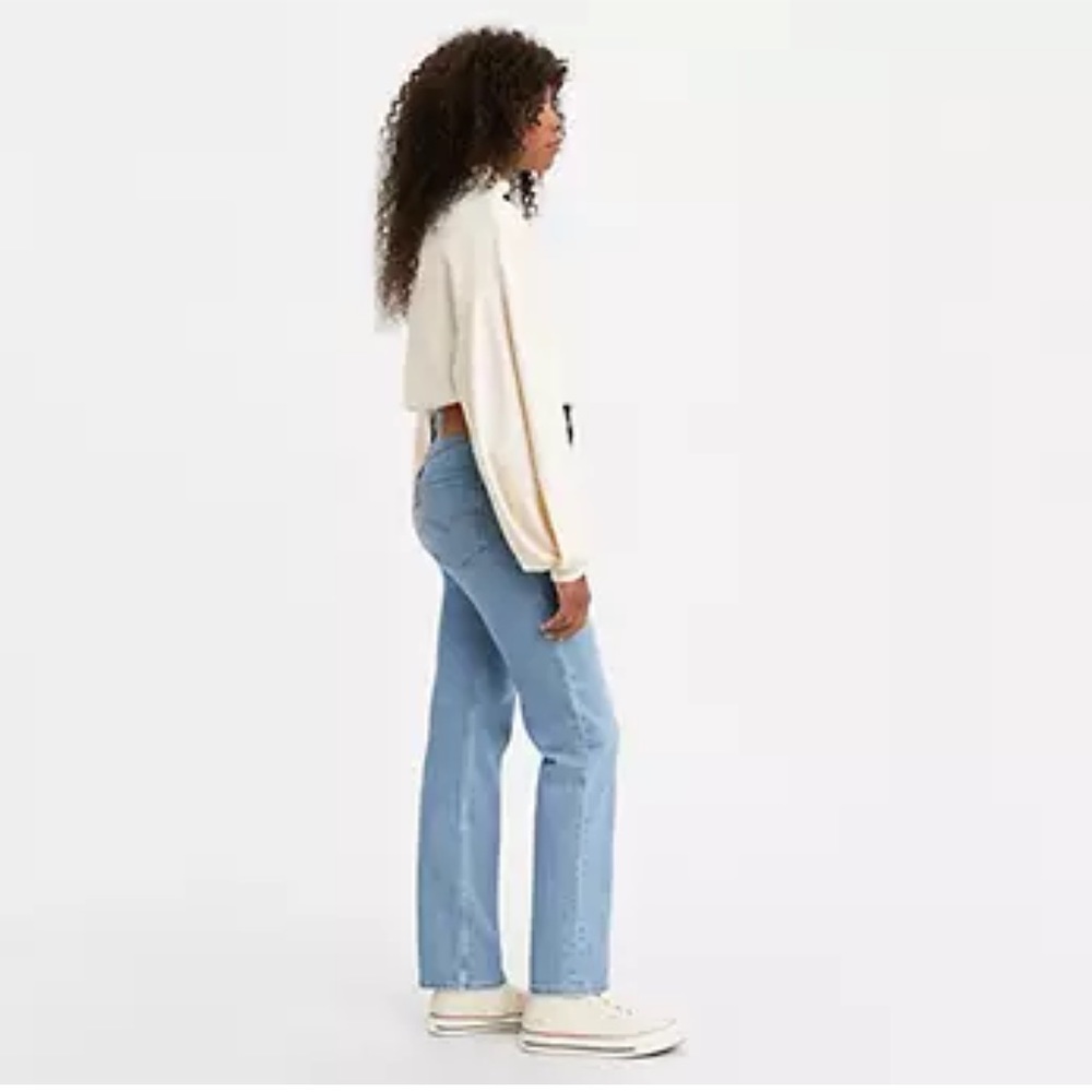 70’s HIGH SLIM STRAIGHT LEVIS SIZE 25 - Picture 4 of 7